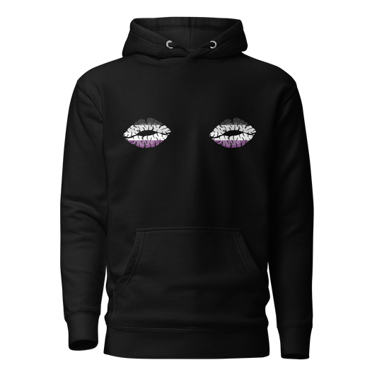 Ace Boob Kisses Unisex Hoodie