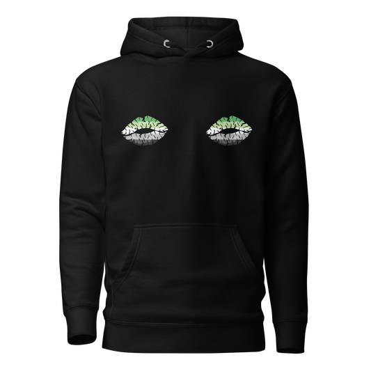 Aro Boob Kisses Unisex Hoodie