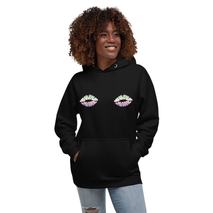 Genderfae Boob Kisses Unisex Hoodie