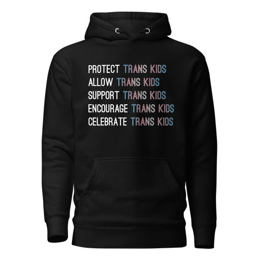 Support Trans Kids Unisex Hoodie