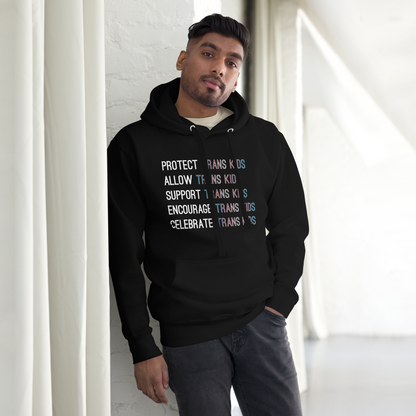 Support Trans Kids Unisex Hoodie