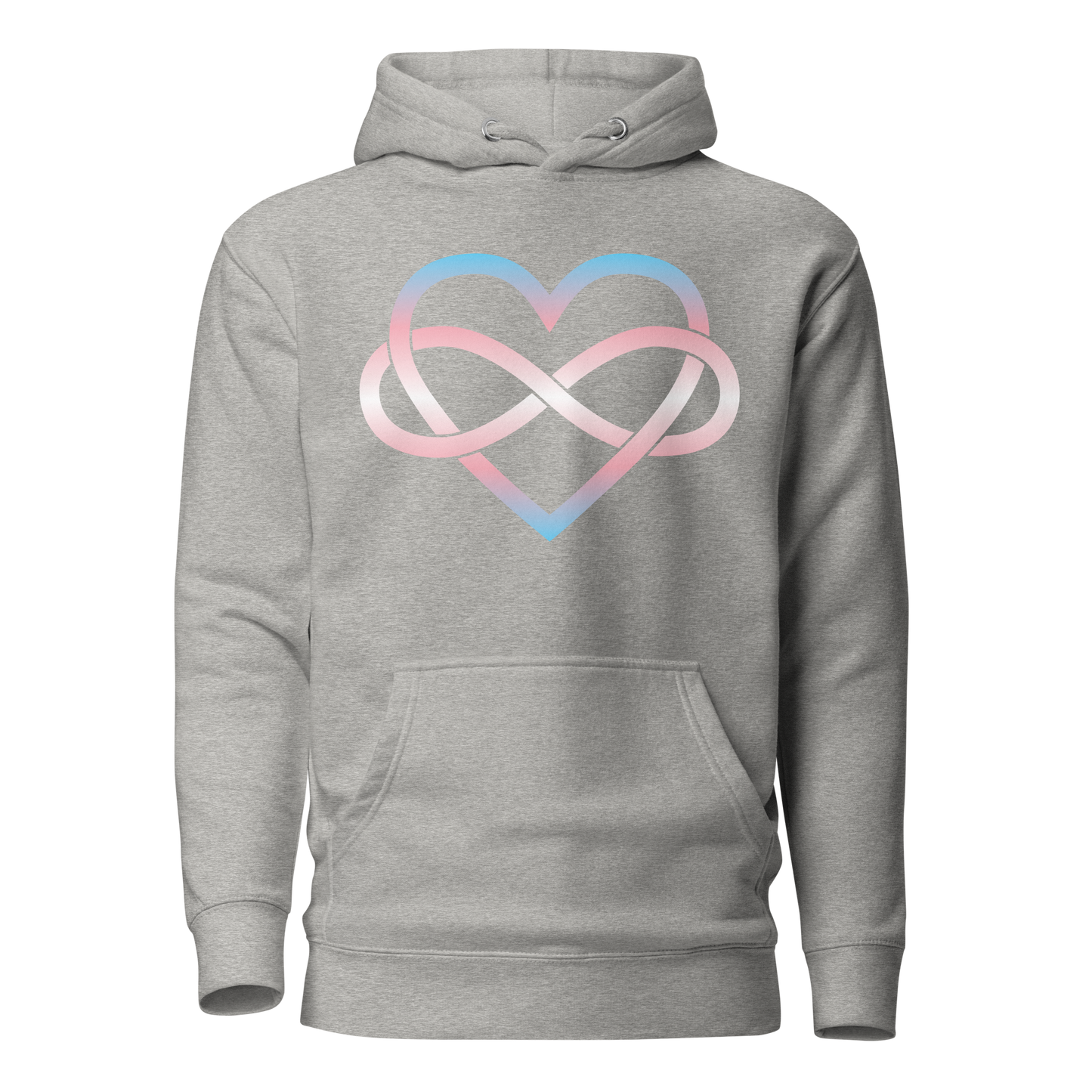 Polyamory Infinity Heart - Trans Unisex Hoodie