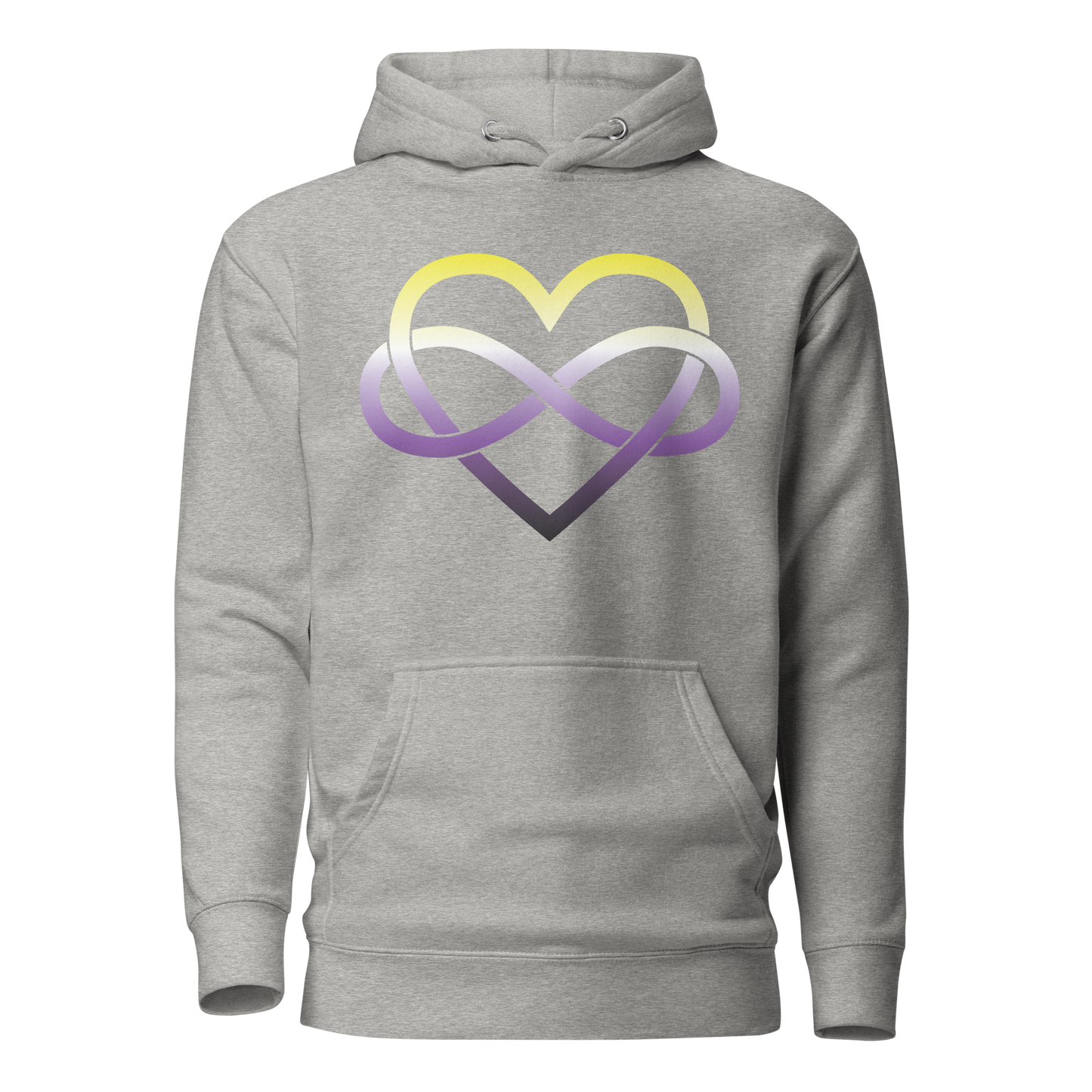 Polyamory Infinity Heart - Non-binary Unisex Hoodie