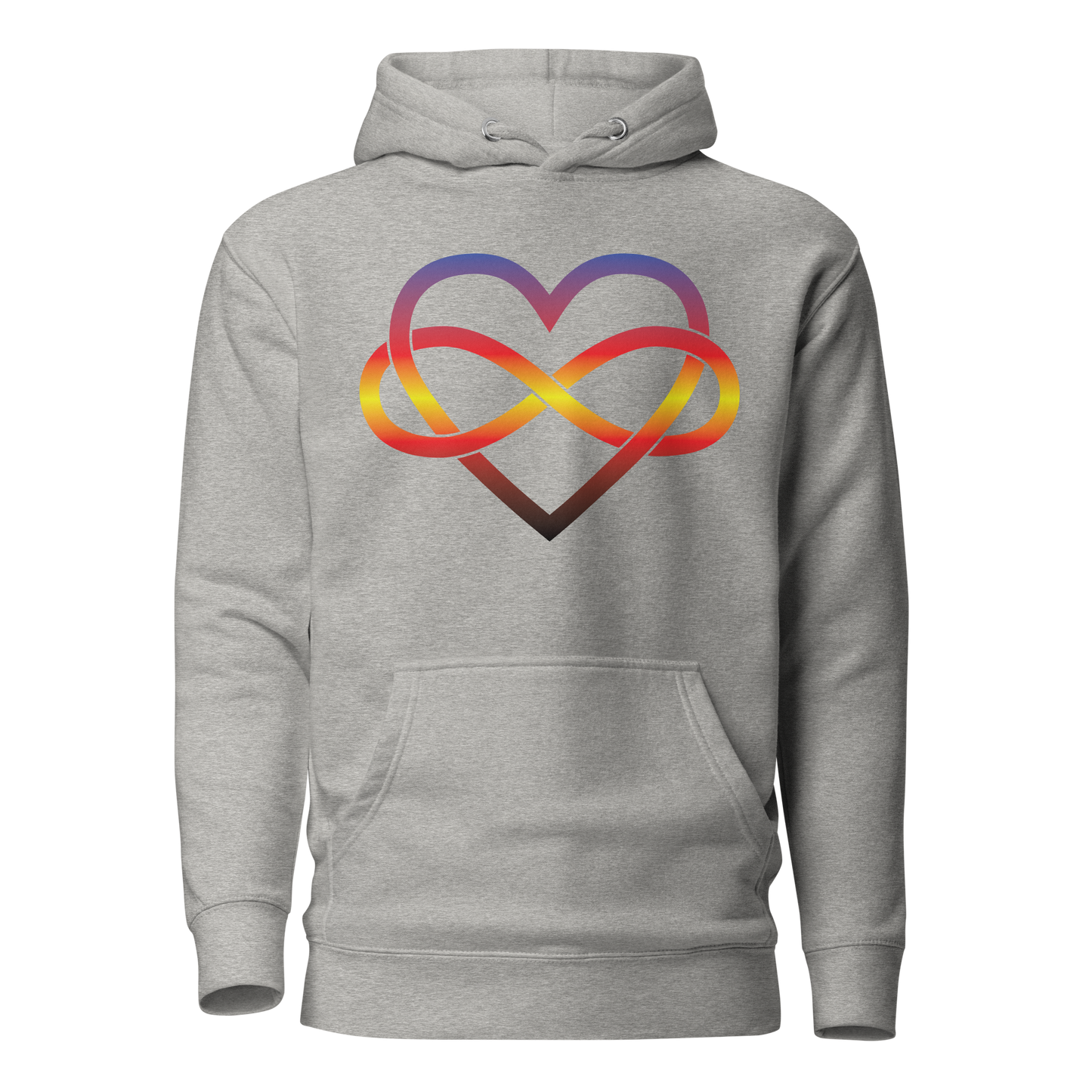 Polyamory Infinity Heart - Polyamory Unisex Hoodie