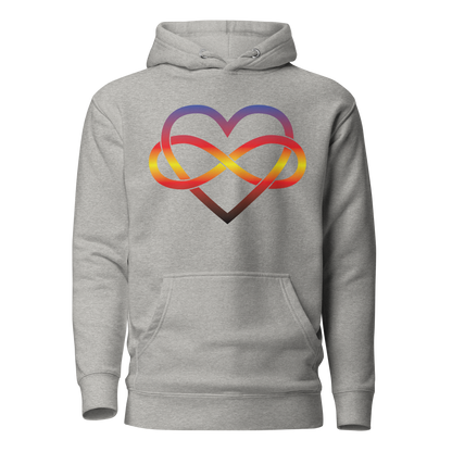 Polyamory Infinity Heart - Polyamory Unisex Hoodie