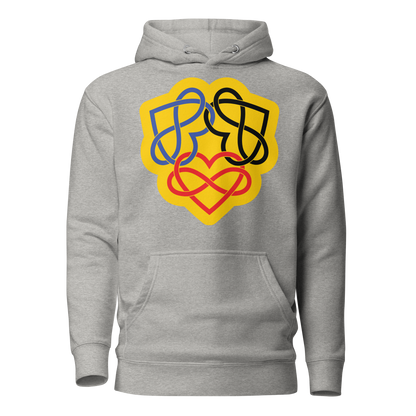 Poly Infinity Hearts Interlocked Unisex Hoodie