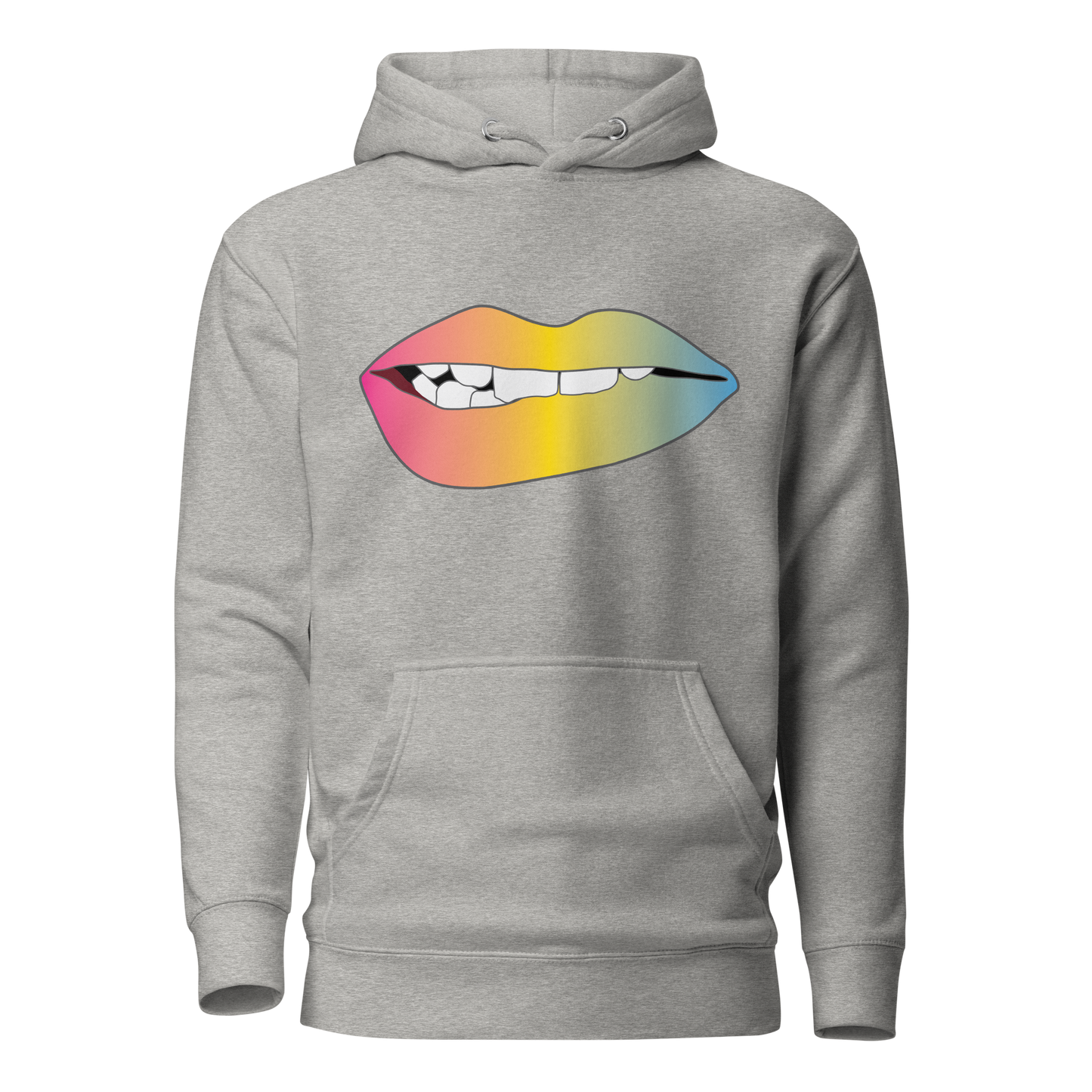 Biting Lips - Pansexual Pride - Gradient Unisex Hoodie