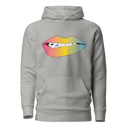 Biting Lips - Pansexual Pride - Gradient Unisex Hoodie