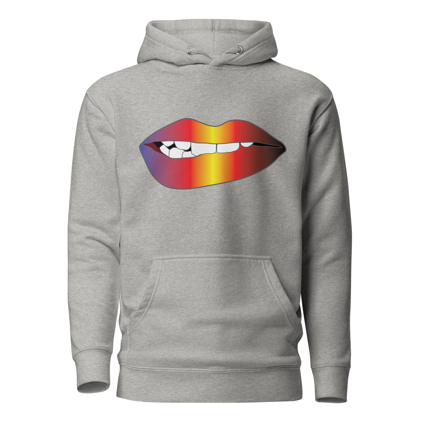 Biting Lips - Polyamory Pride - Gradient Unisex Hoodie