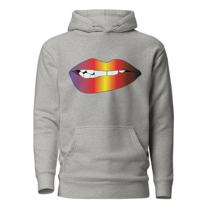 Biting Lips - Polyamory Pride - Gradient Unisex Hoodie