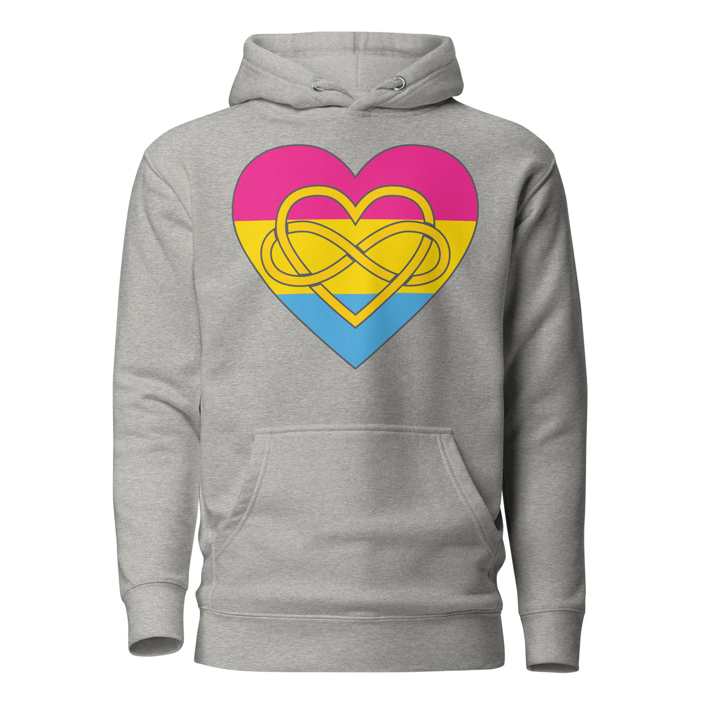 Polyamory Infinity Heart Pansexual Pride Unisex Hoodie