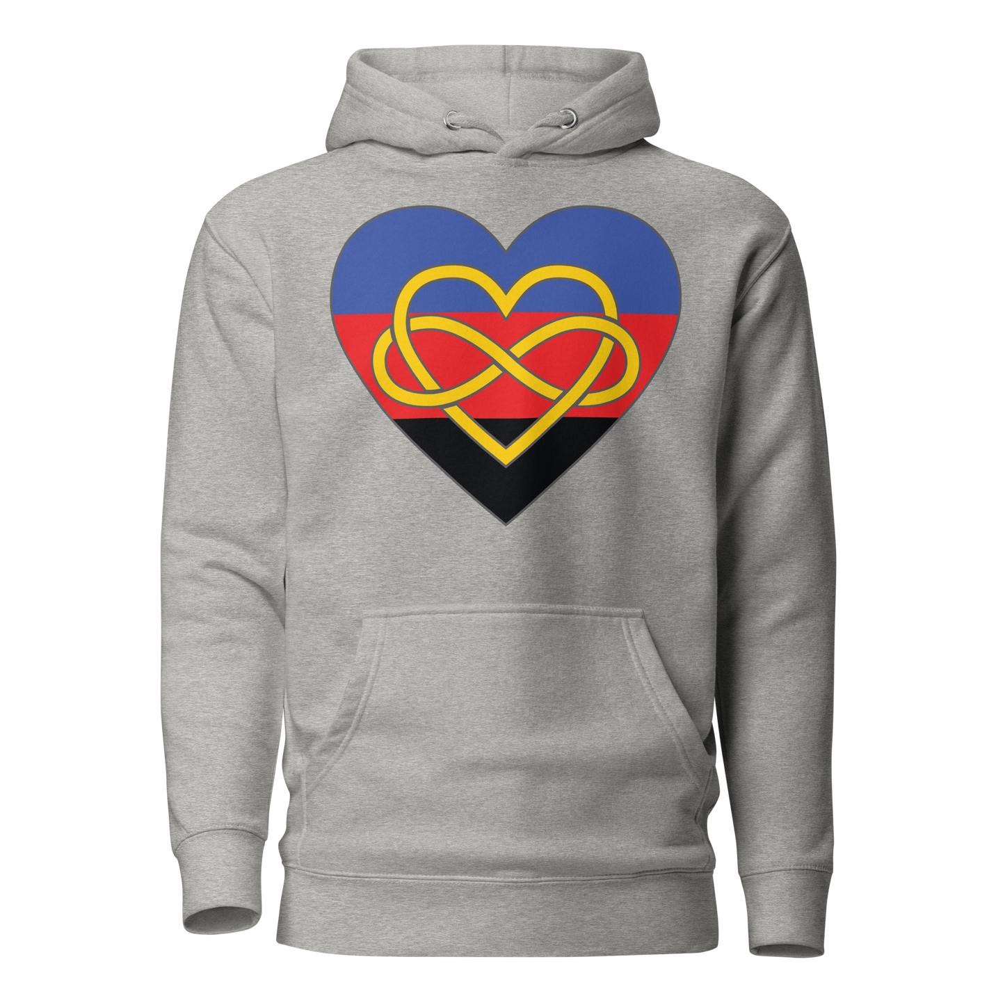 Polyamory Infinity Heart Pride Unisex Hoodie