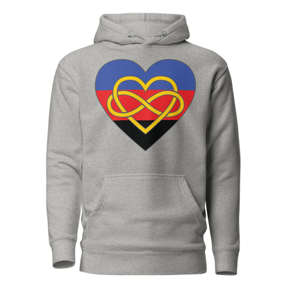 Polyamory Infinity Heart Pride Unisex Hoodie