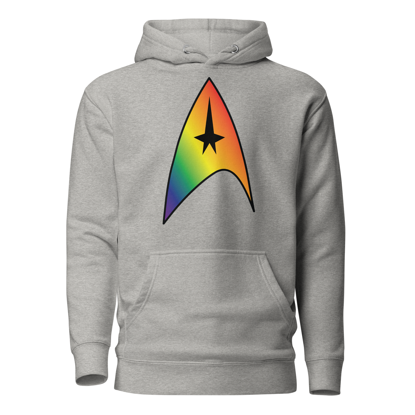 Starfleet Insignia - Rainbow Pride Unisex Hoodie