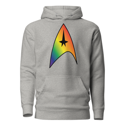 Starfleet Insignia - Rainbow Pride Unisex Hoodie