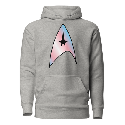 Starfleet Insignia - Trans Pride Unisex Hoodie