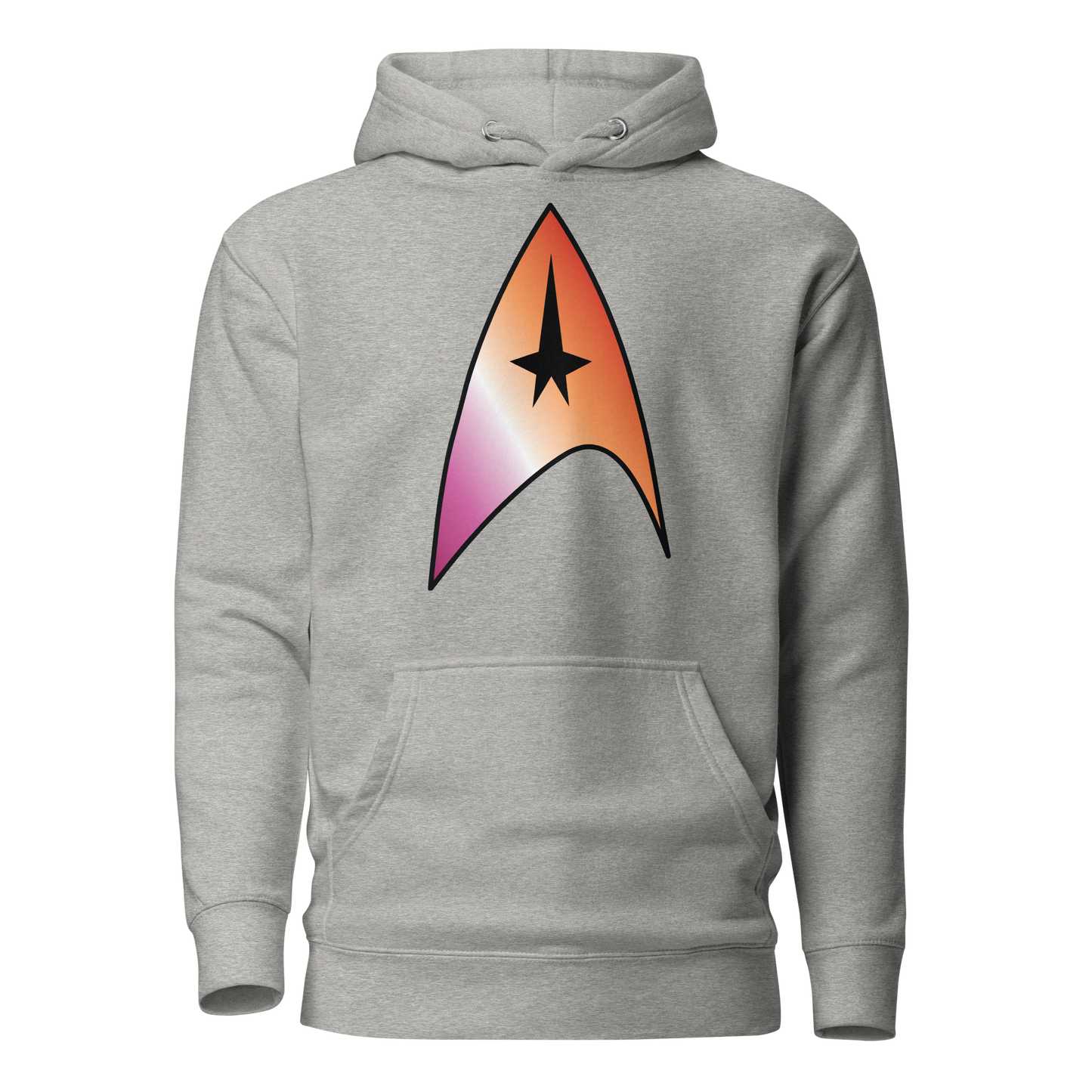 Starfleet Insignia - Lesbian Pride Unisex Hoodie