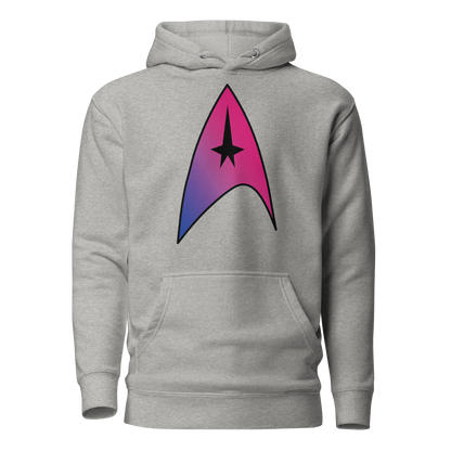 Starfleet Insignia - Bisexual Pride Unisex Hoodie