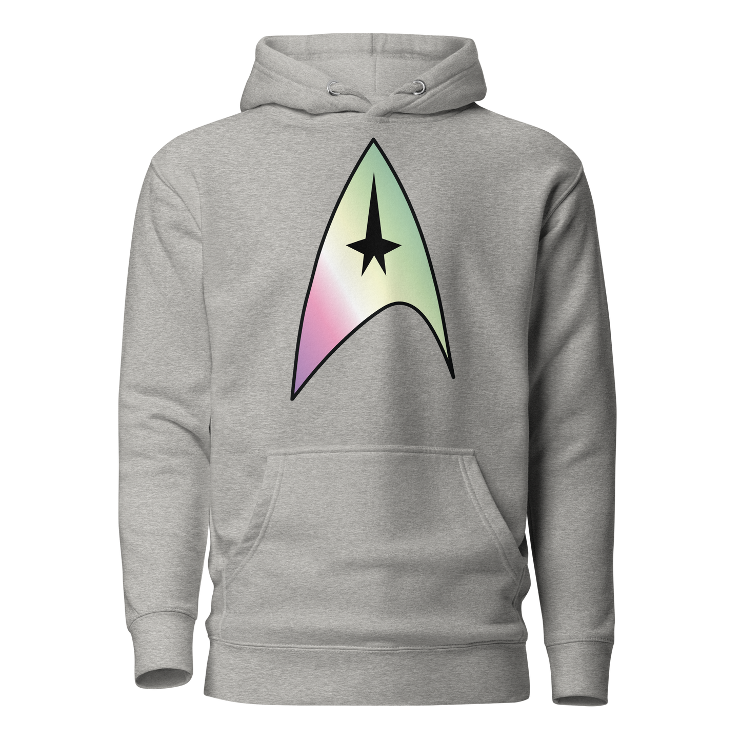 Starfleet Insignia - Genderfae Pride Unisex Hoodie