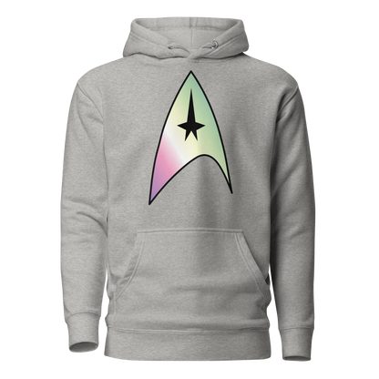 Starfleet Insignia - Genderfae Pride Unisex Hoodie