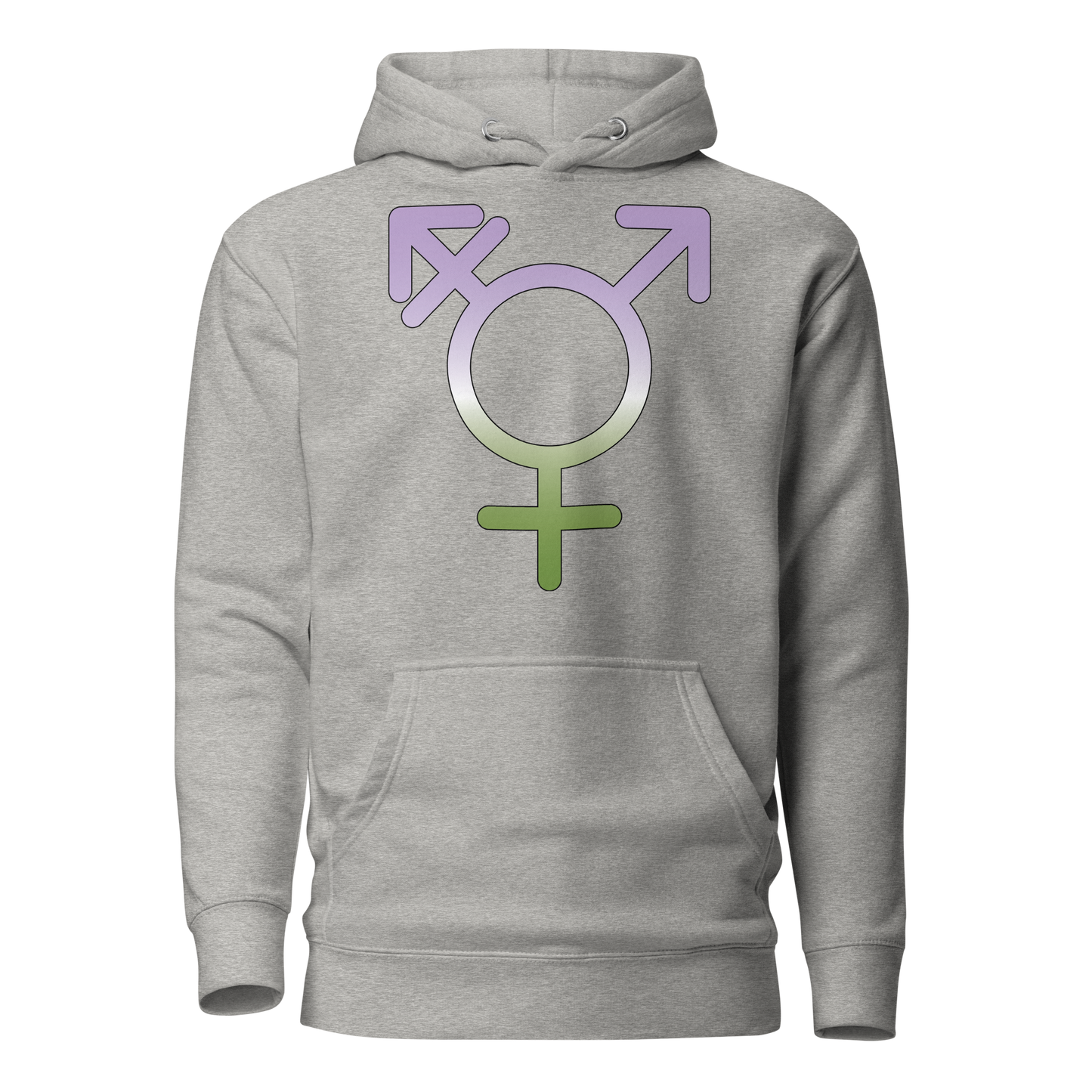 Transgender Symbol - Genderqueer Pride Unisex Hoodie