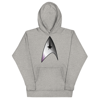 Starfleet Insignia - Asexual/Demisexual Pride Unisex Hoodie