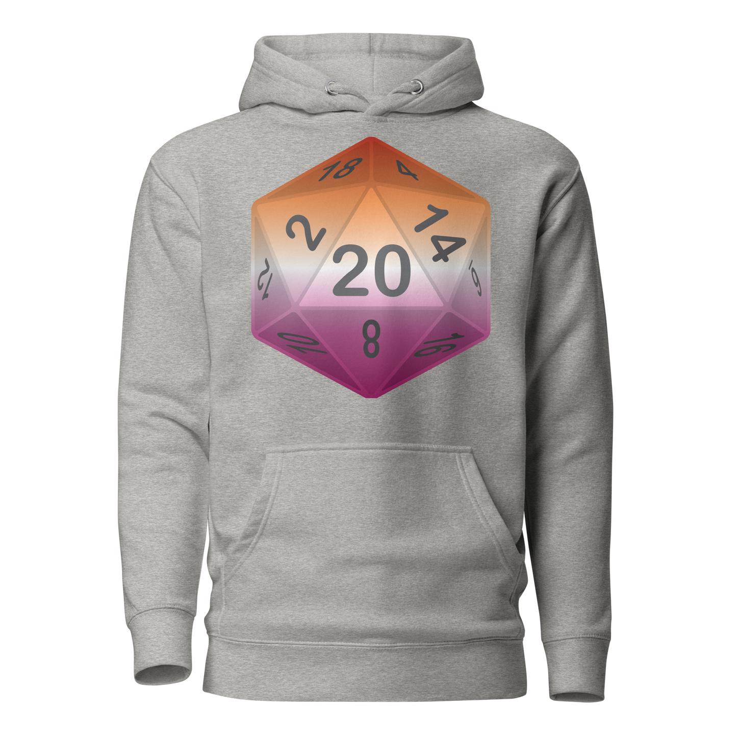 Pride Dice - Lesbian Unisex Hoodie