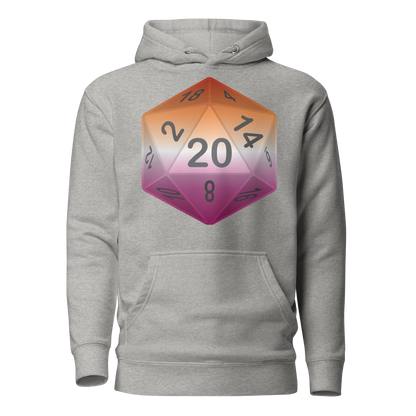 Pride Dice - Lesbian Unisex Hoodie