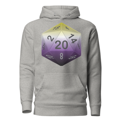 Pride Dice - Non-binary Unisex Hoodie