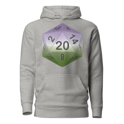 Pride Dice - Genderqueer Unisex Hoodie