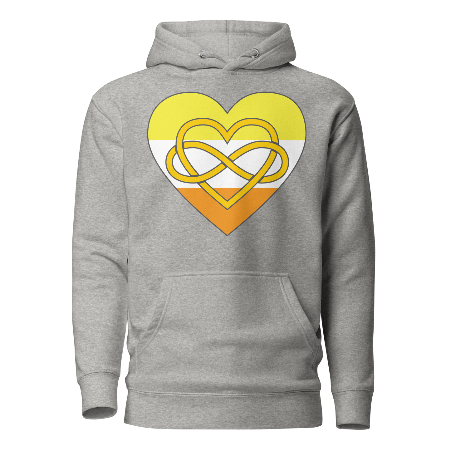 Polyamory Infinity Heart Maverique Pride Unisex Hoodie