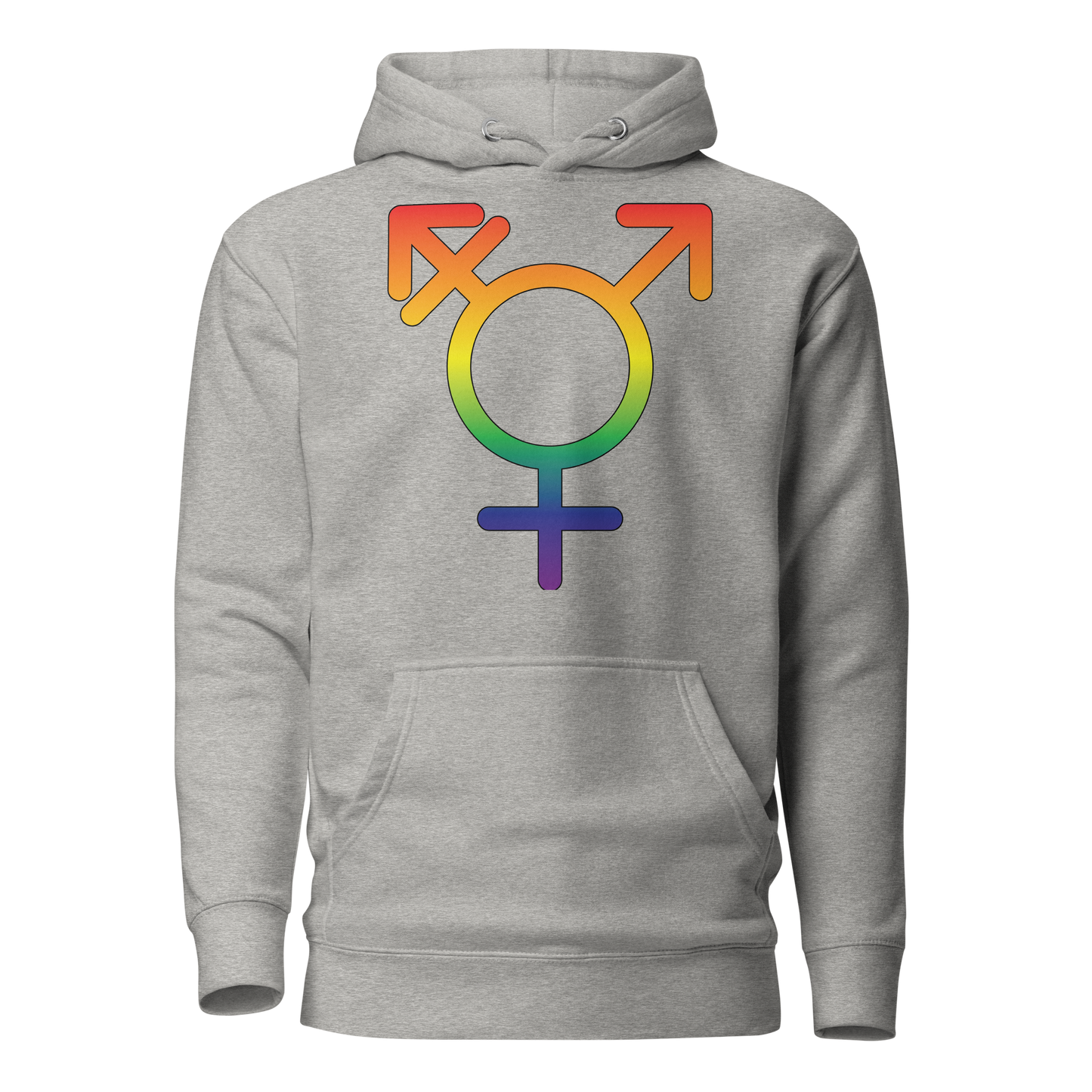 Transgender Symbol - Rainbow Pride Unisex Hoodie