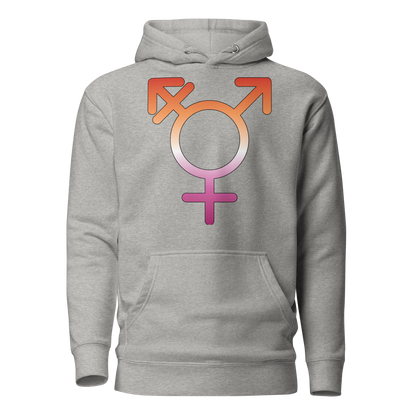 Transgender Symbol - Lesbian Pride Unisex Hoodie