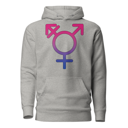 Transgender Symbol - Bisexual Pride Unisex Hoodie