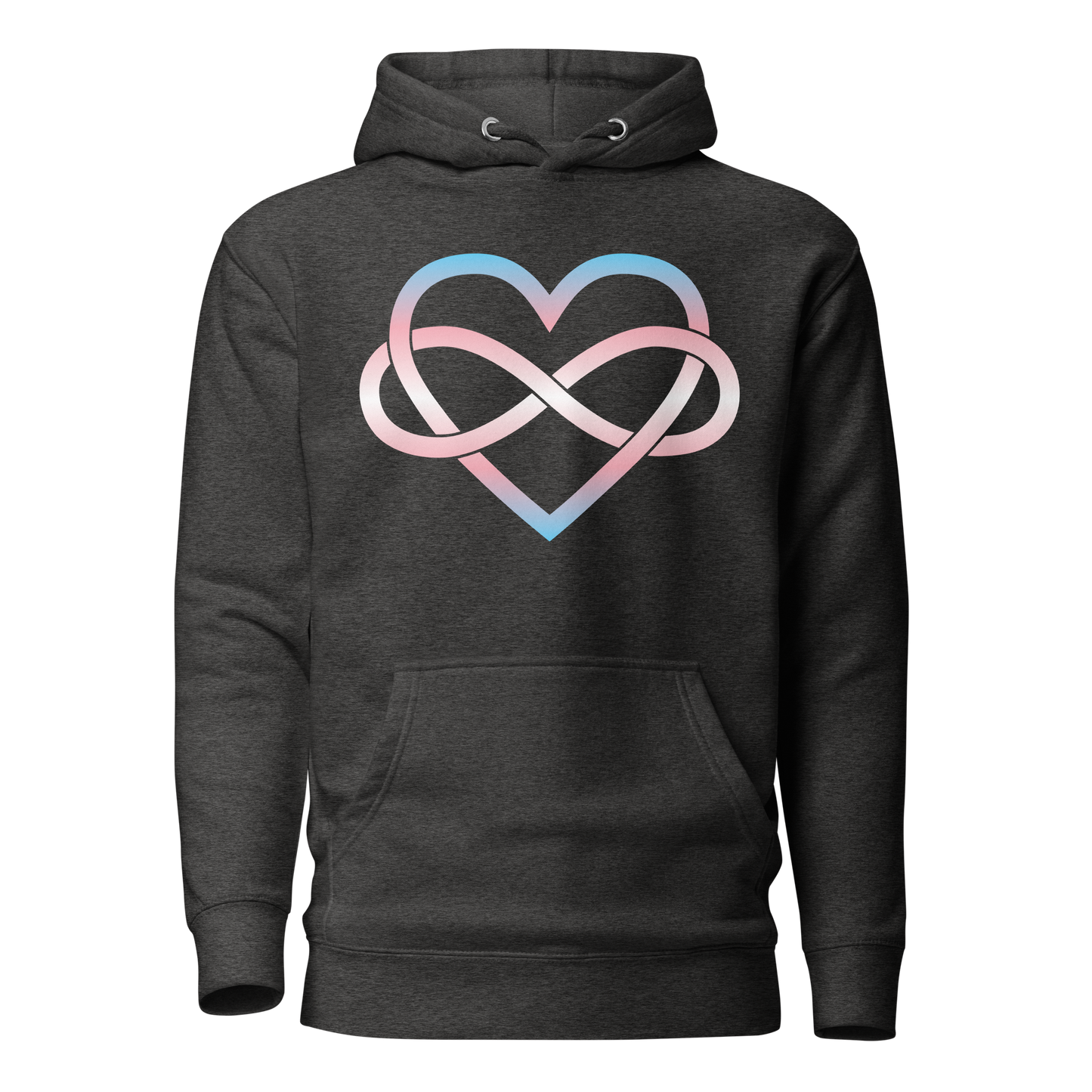 Polyamory Infinity Heart - Trans Unisex Hoodie