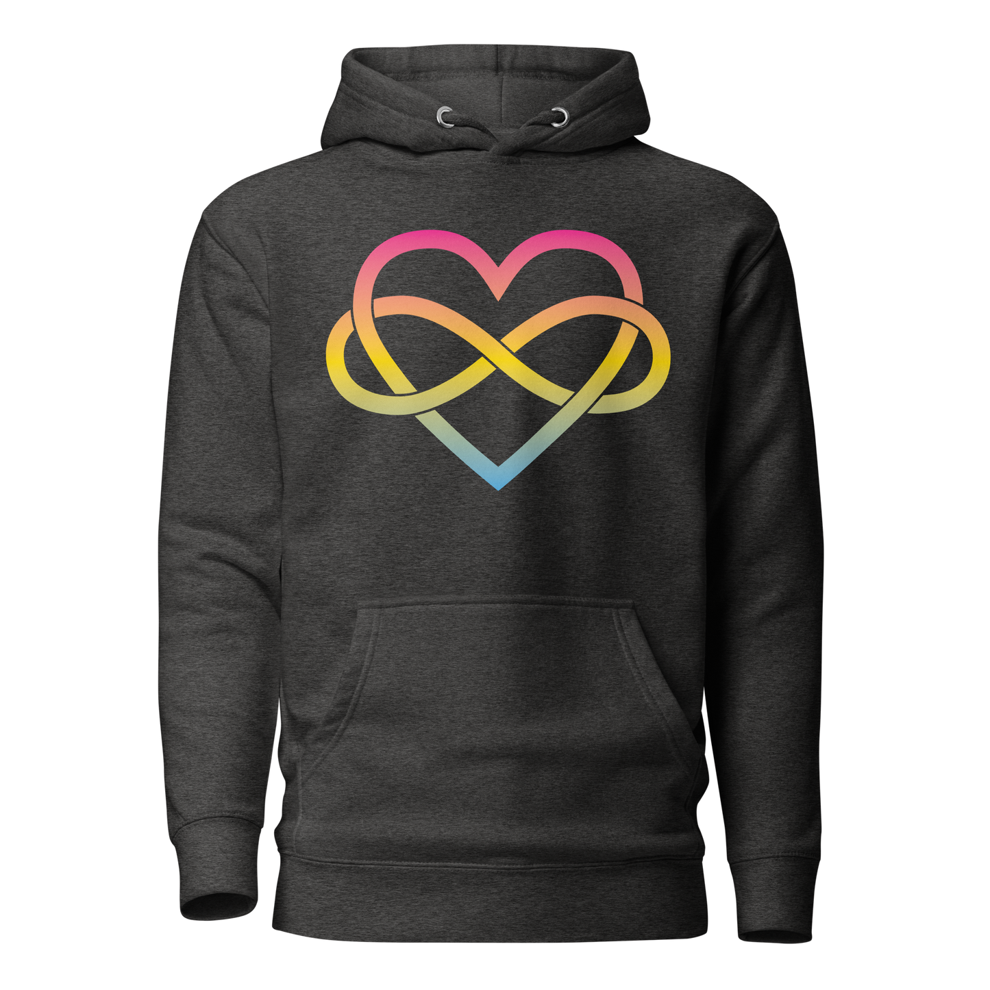 Polyamory Infinity Heart - Pansexual Unisex Hoodie