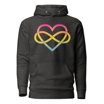 Polyamory Infinity Heart - Pansexual Unisex Hoodie