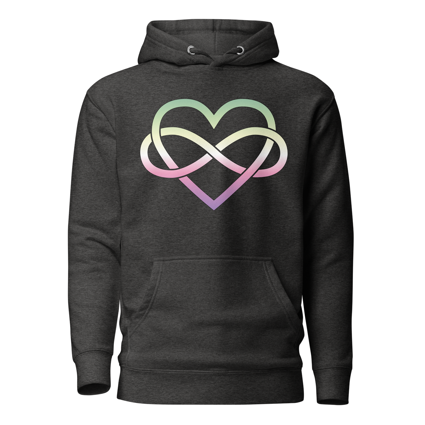 Polyamory Infinity Heart - Genderfae Unisex Hoodie