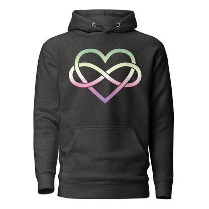 Polyamory Infinity Heart - Genderfae Unisex Hoodie