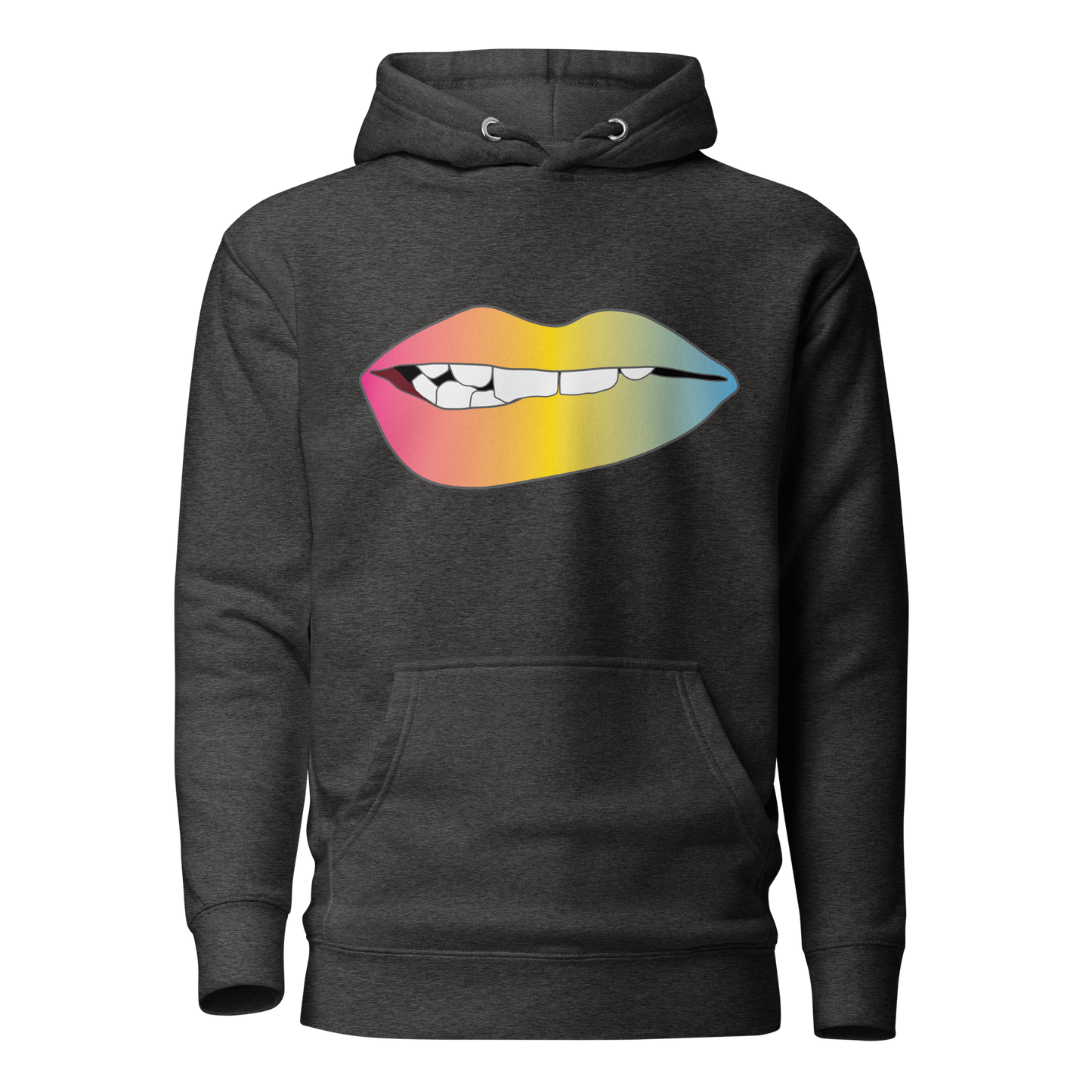 Biting Lips - Pansexual Pride - Gradient Unisex Hoodie