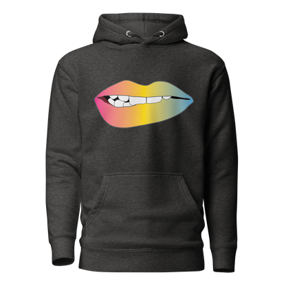 Biting Lips - Pansexual Pride - Gradient Unisex Hoodie