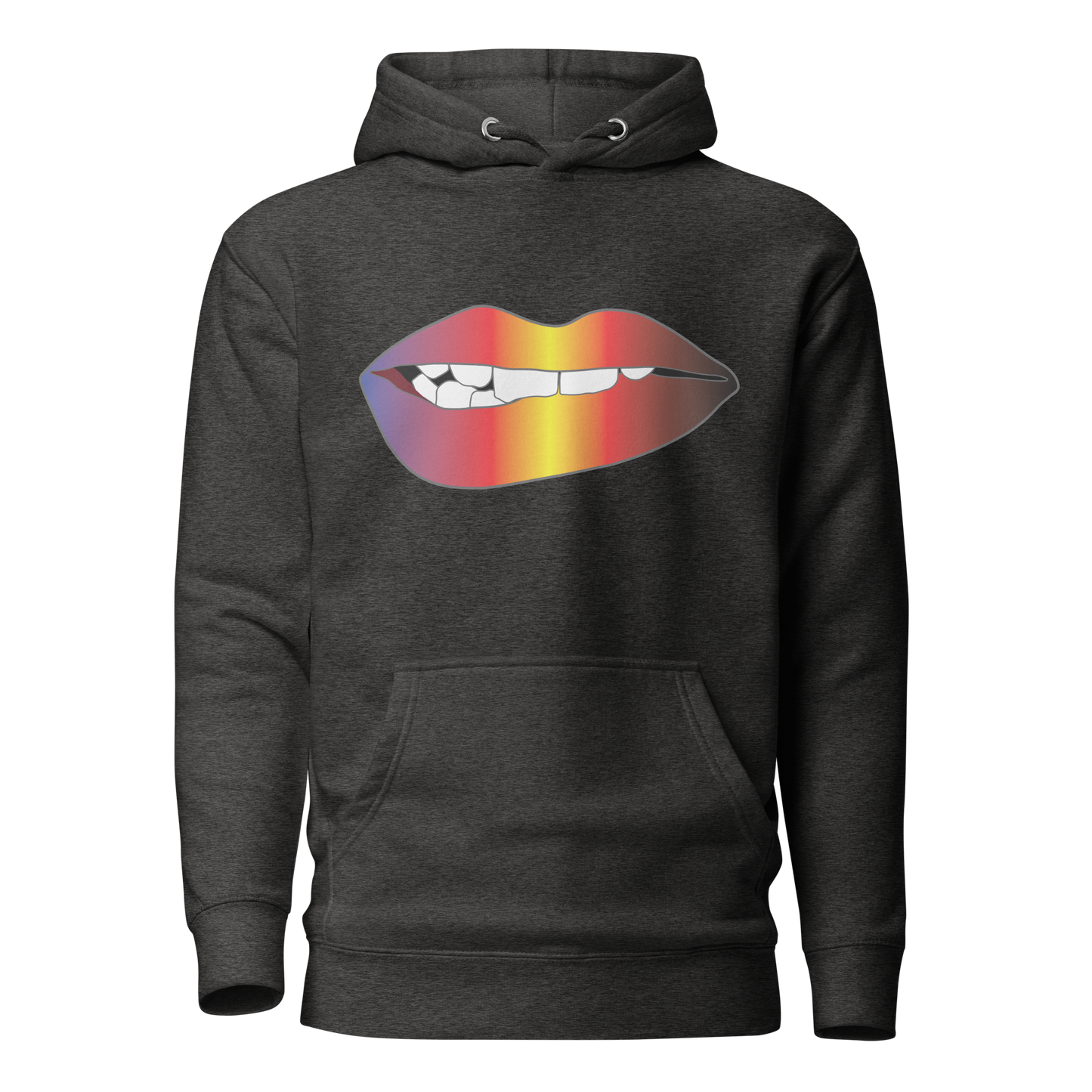 Biting Lips - Polyamory Pride - Gradient Unisex Hoodie