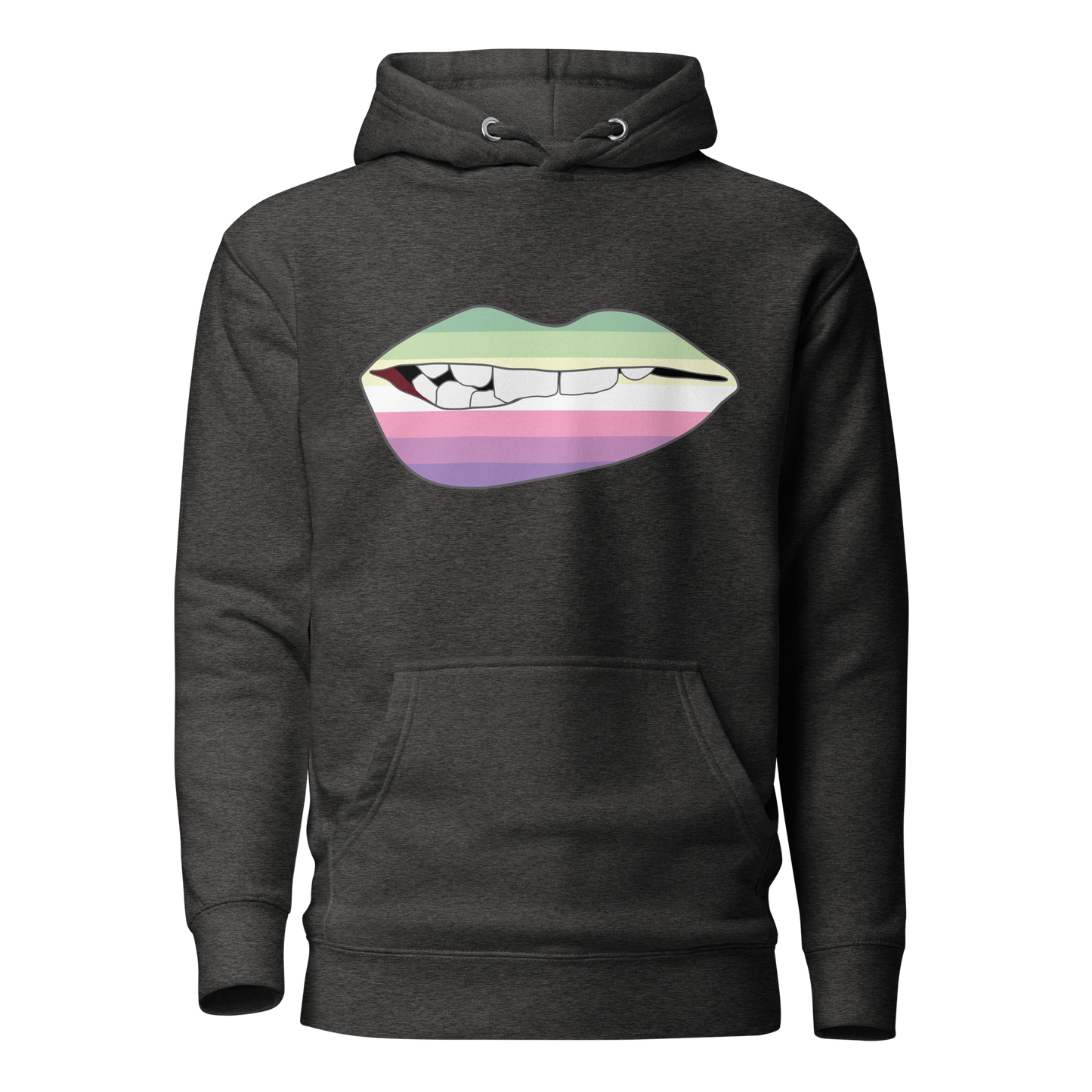 Biting Lips - Genderfae Flag Unisex Hoodie