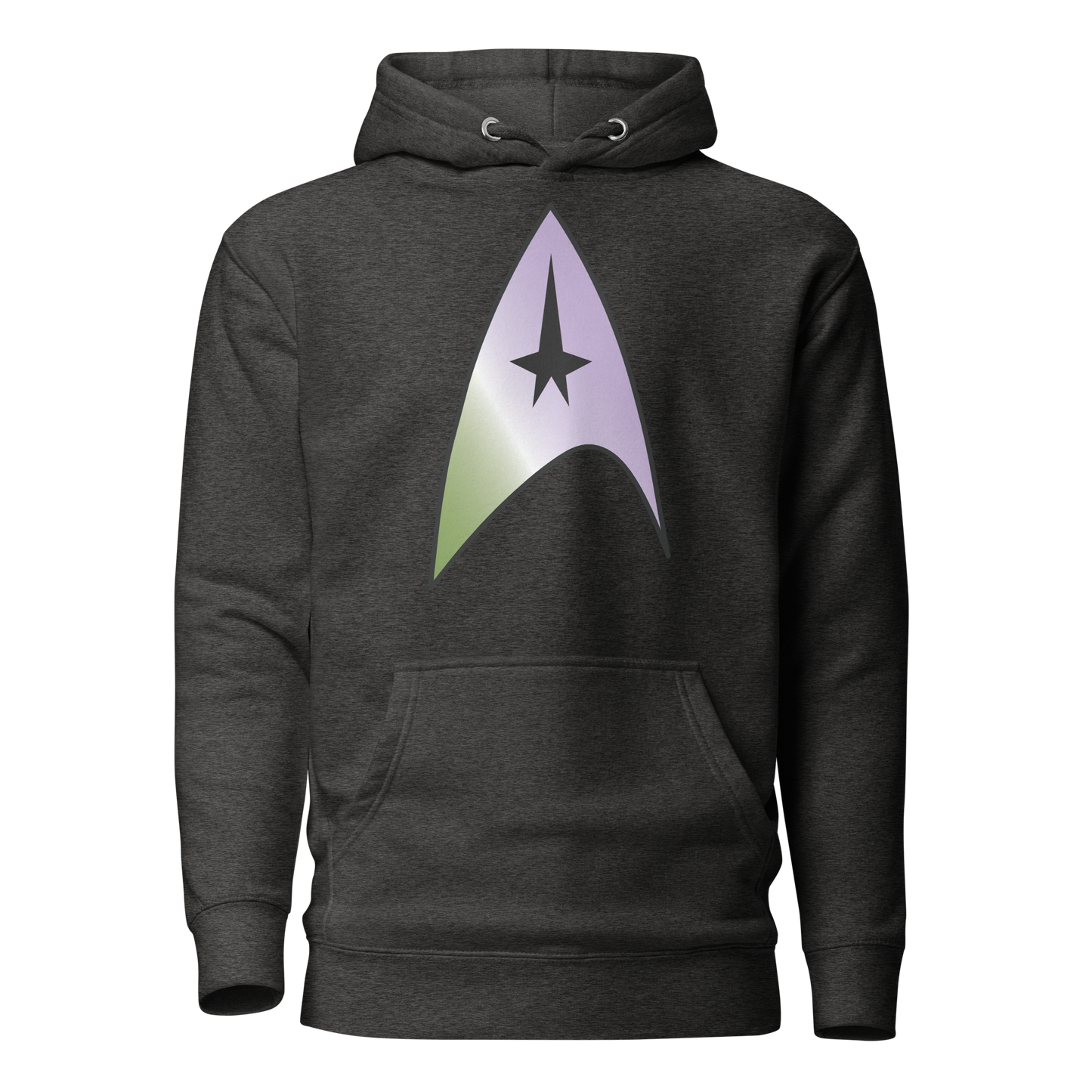 Starfleet Insignia - Genderqueer Pride Unisex Hoodie