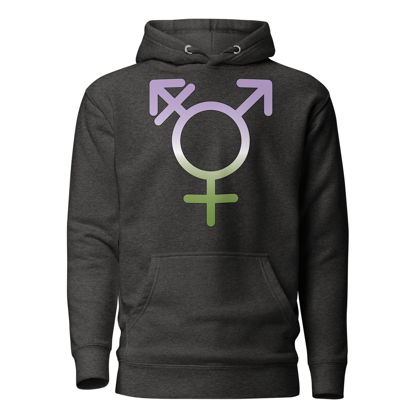 Transgender Symbol - Genderqueer Pride Unisex Hoodie