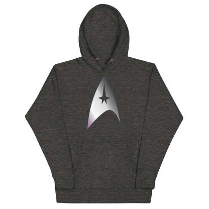 Starfleet Insignia - Asexual/Demisexual Pride Unisex Hoodie