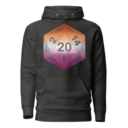 Pride Dice - Lesbian Unisex Hoodie