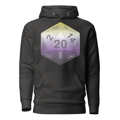 Pride Dice - Non-binary Unisex Hoodie