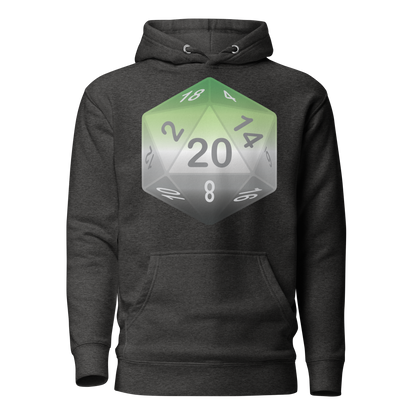 Pride Dice - Aromantic Unisex Hoodie