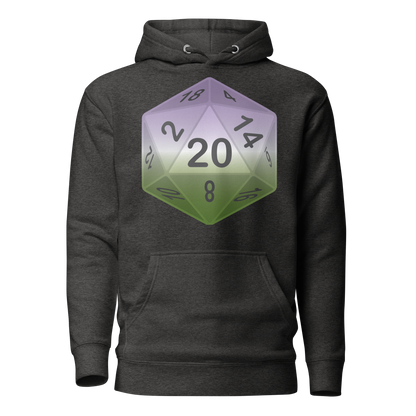 Pride Dice - Genderqueer Unisex Hoodie